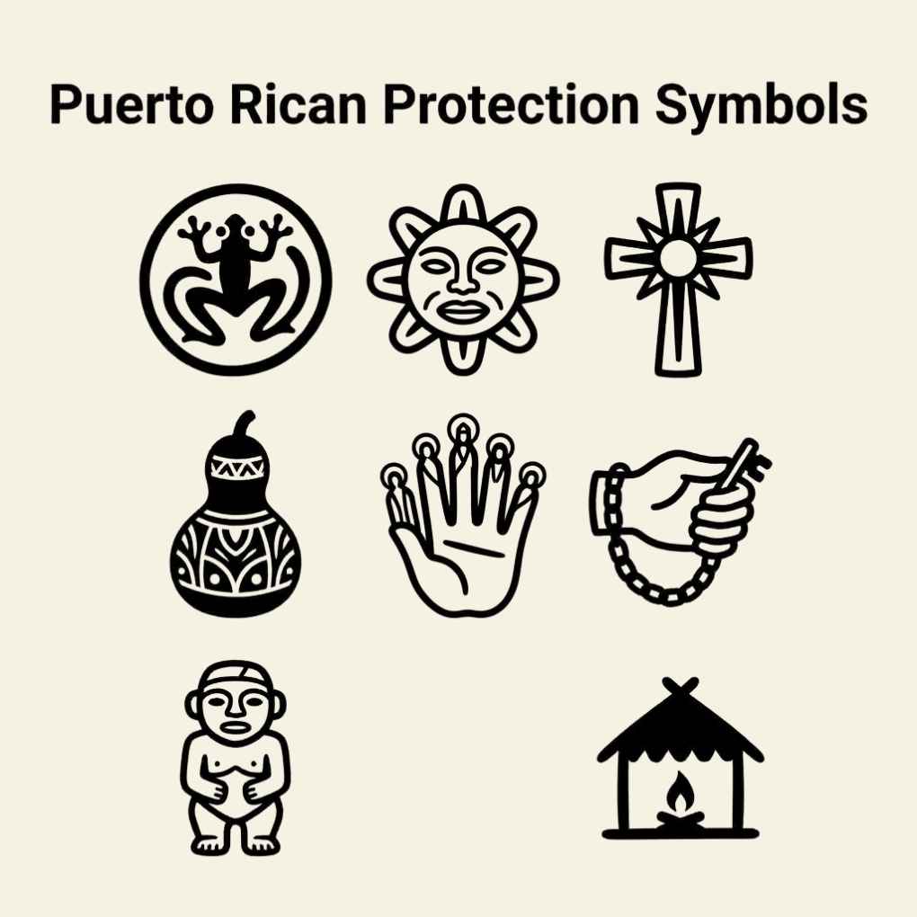 Puerto Rican Protection Symbols