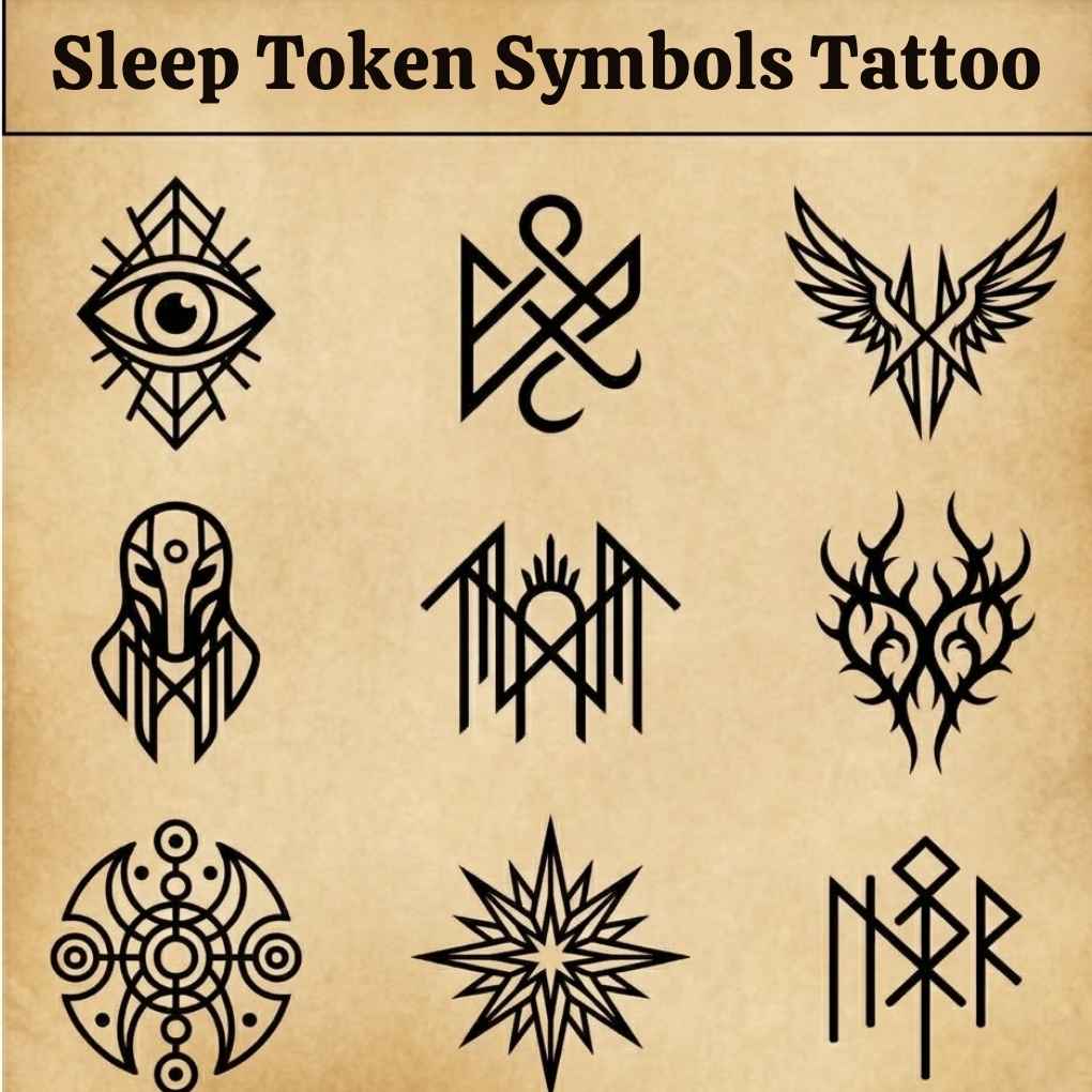 Sleep Token Symbols Tattoo