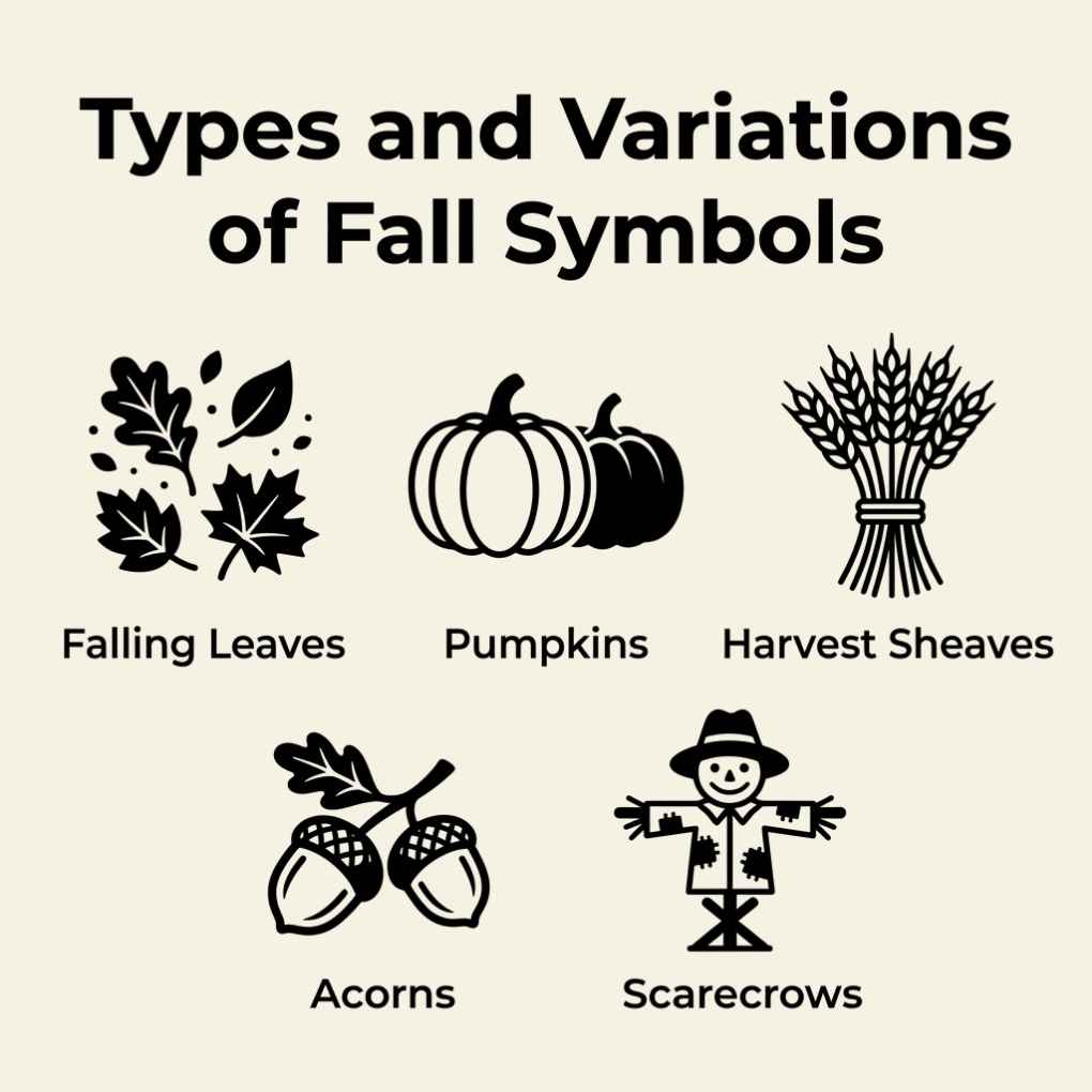 Types and Variations of Fall Symbols