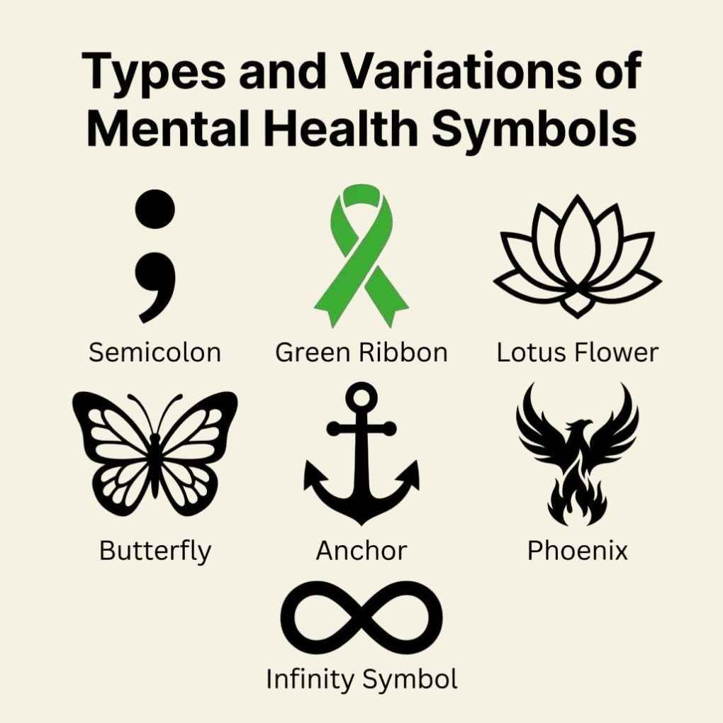 Types and Variations of Mental Health Symbols