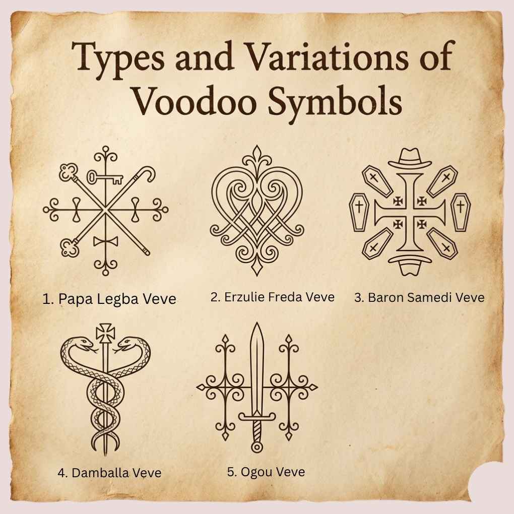 Types and Variations of Voodoo Symbols