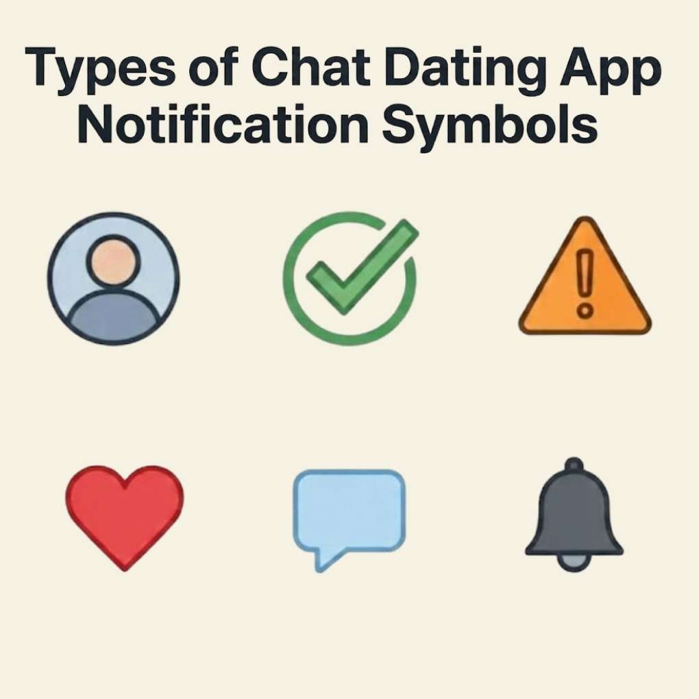 Types of Chat Dating App Notification Symbols