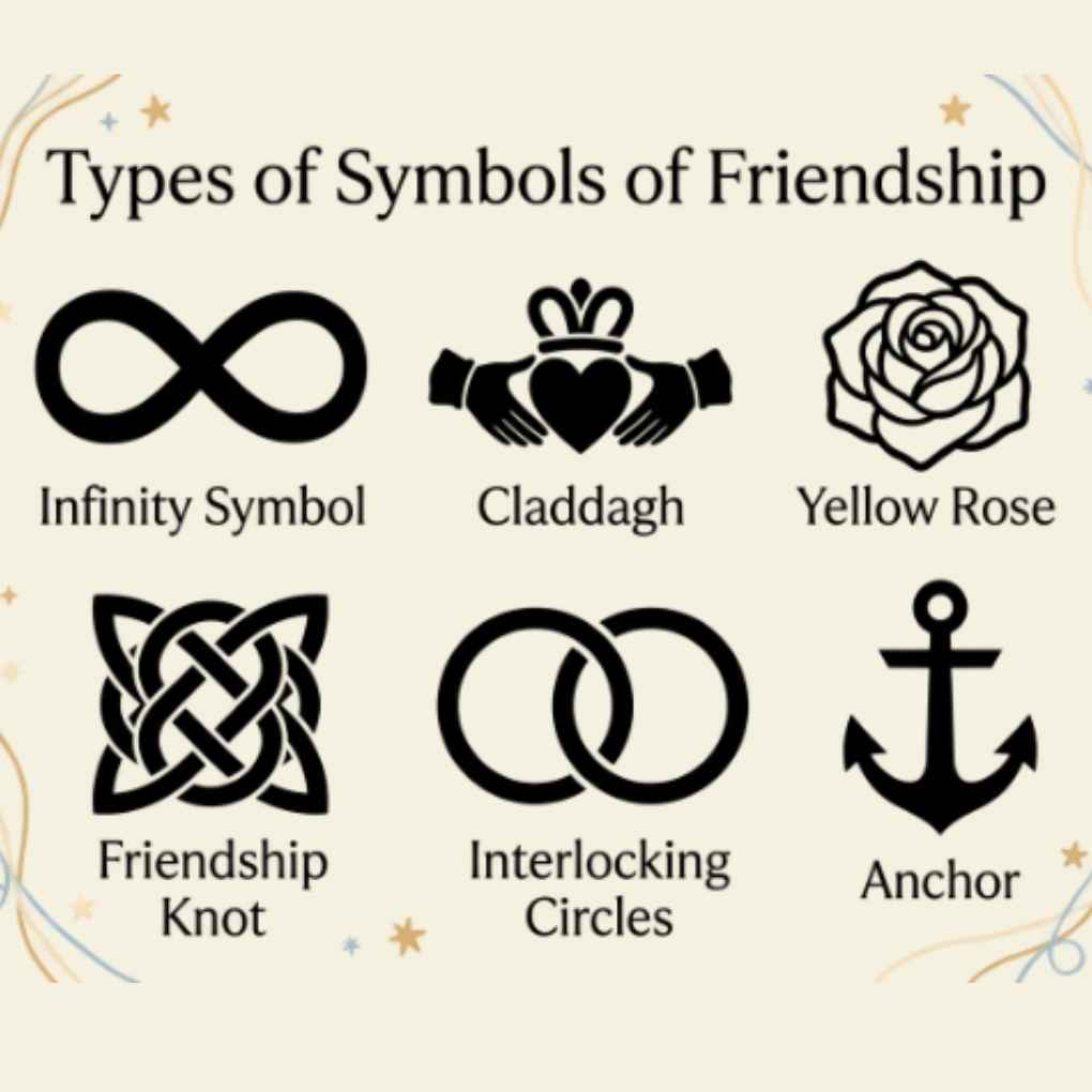 Types of Symbols of Friendship