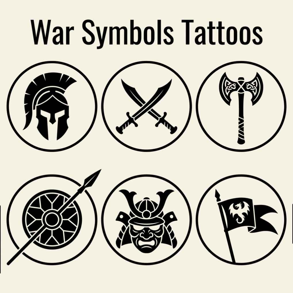 War Symbols Tattoos
