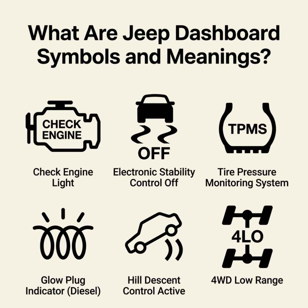 What Are Jeep Dashboard Symbols and Meanings?