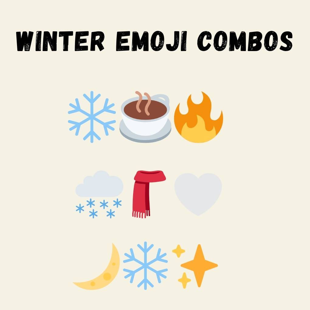 Winter Emoji Combos