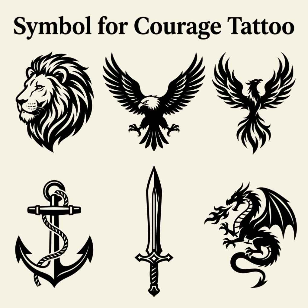 Symbol for Courage Tattoo