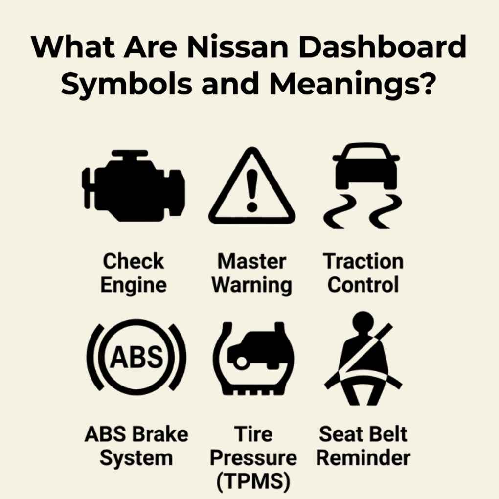 What Are Nissan Dashboard Symbols and Meanings?