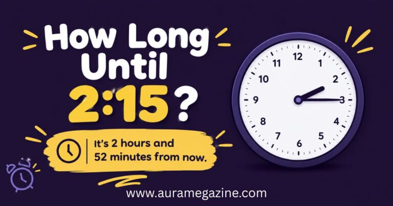 How Long Until 2:15